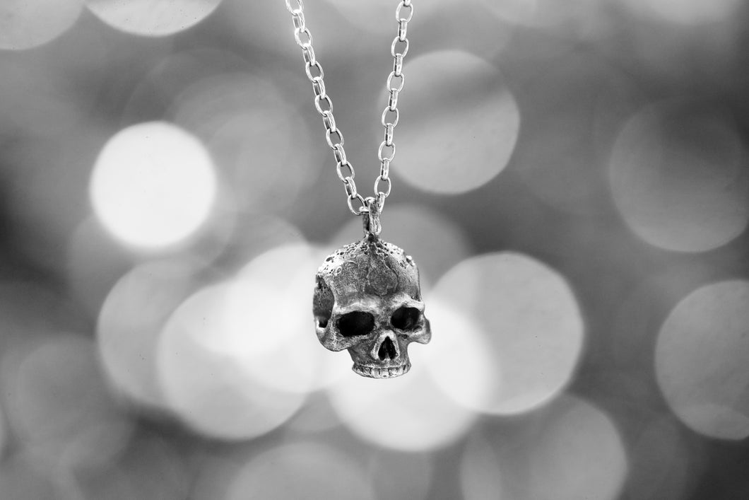 Eroded Skull pendant